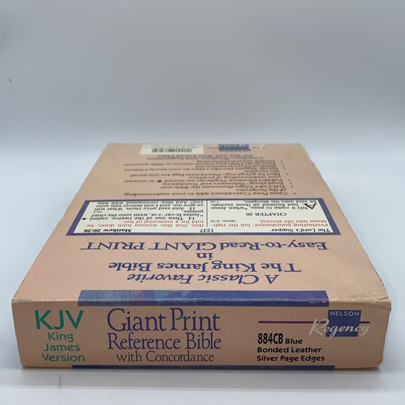 Giant Print Reference Bible with Concordance King James Version Bonded Leather - Picture 13 of 16